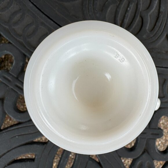 Vtg Corning Spice of Life Footed Mugs Set of 4 Milk Glass Pedestal Grandmugs - Picture 15 of 16